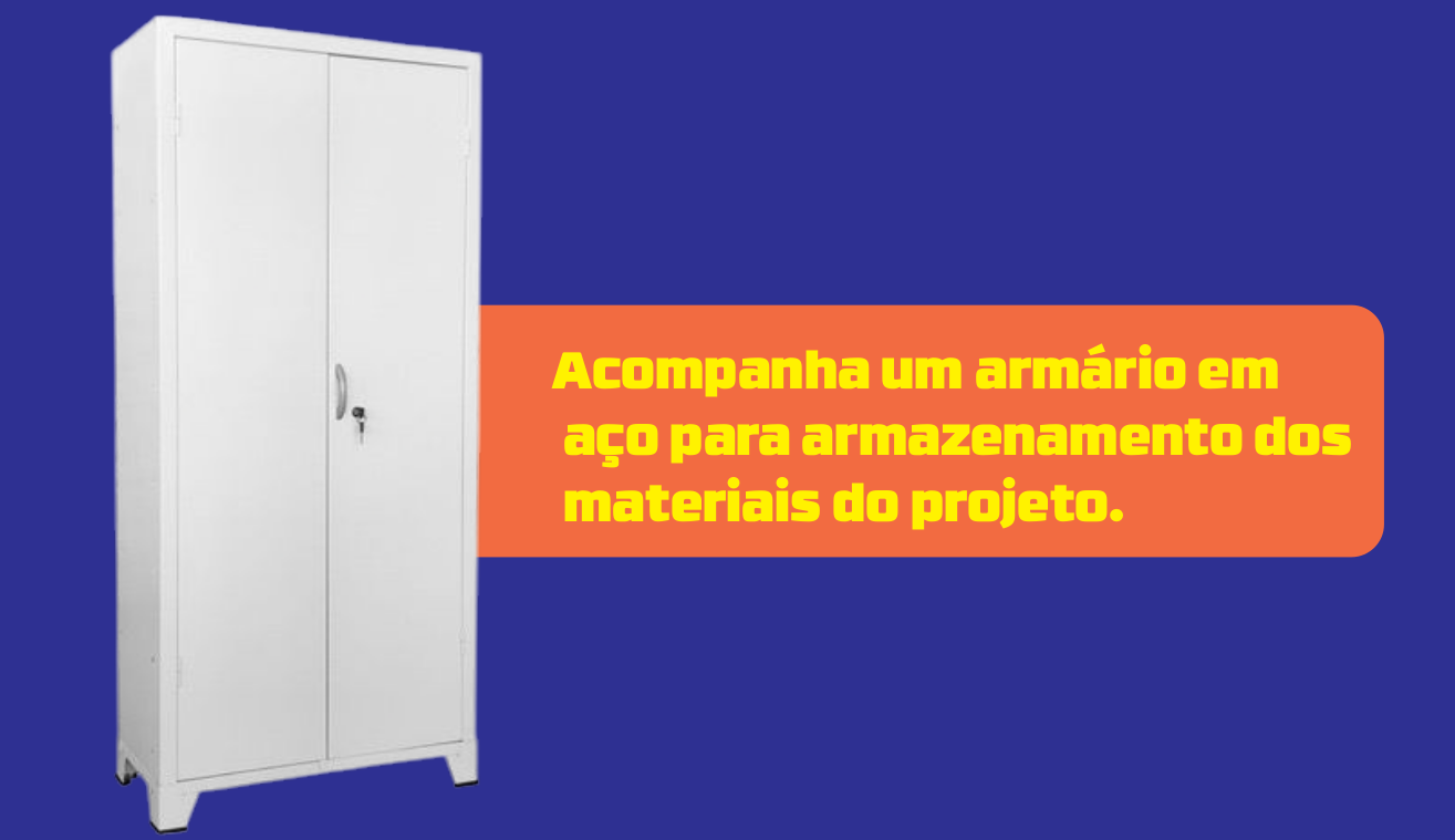 Armário de armazenamento do laboratório